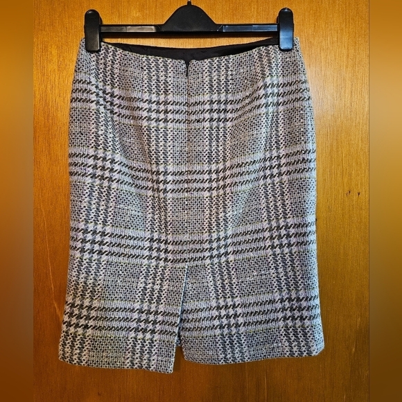 Ann Taylor Plaid Pencil Skirt Size 6 - Picture 3 of 8